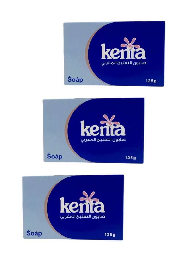 ٣ قطع من صابون تفتيح البشرة وتبييض المناطق الحساسة  المغربي
