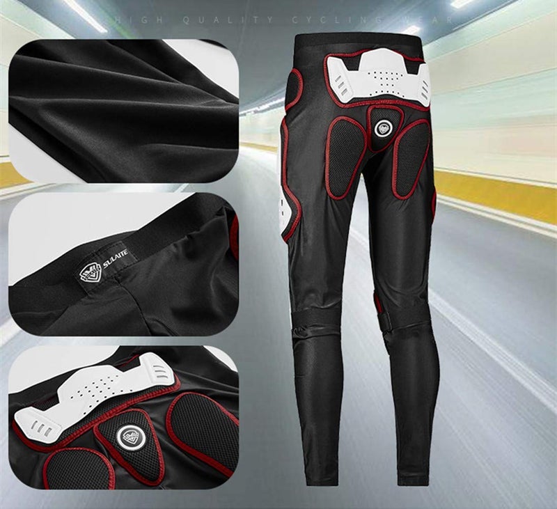 XINNI Motorcycle Riding Armor Pant Motocross Motorbike Racing Hip Leg Protection Black - Image 4