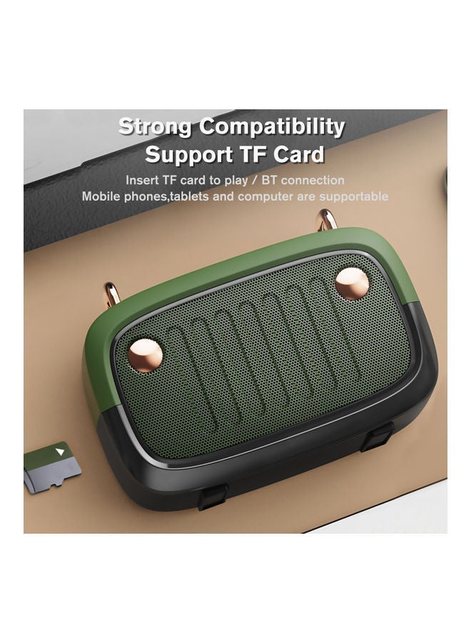 NIBEMINENT Wireless Bluetooth Speaker Green - Image 3