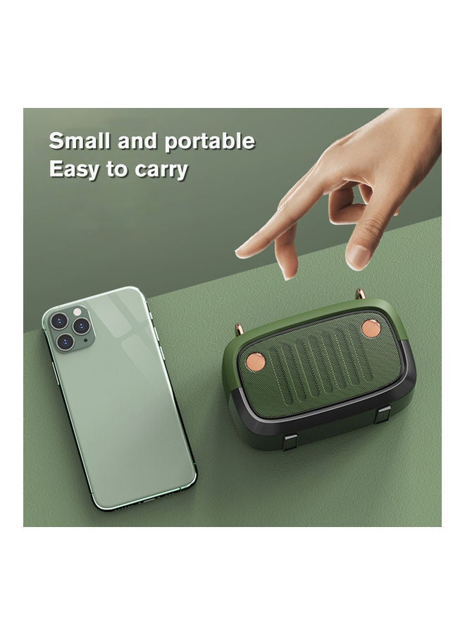 NIBEMINENT Wireless Bluetooth Speaker Green - Image 2