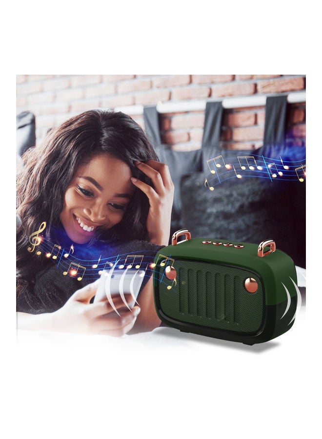 NIBEMINENT Wireless Bluetooth Speaker Green - Image 4