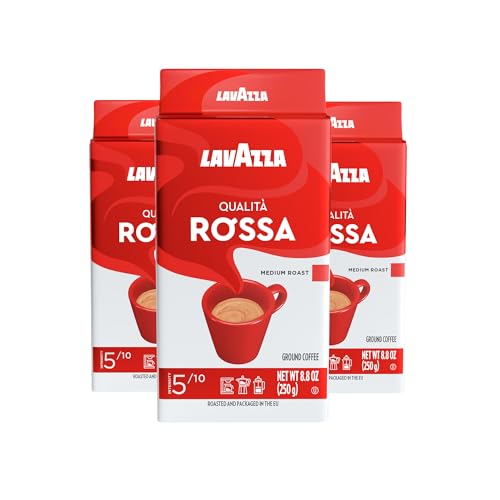 Lavazza Qualita Rossa 88 oz Brick Ground Pack of 3 - Image 1