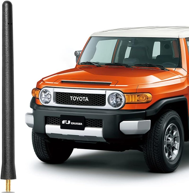 VOFONO Antenna for Toyota FJ Cruiser 2007-2015, Stubby Toyota FJ Cruiser Antenna Replacement, 6 3/4 Inch Car Antenna Toyota FJ Cruiser Accessories for AM FM Reception, Black - Image 1