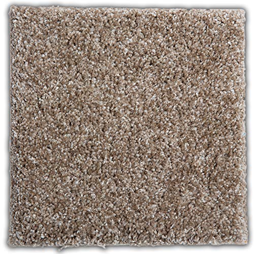 SMART SQUARES THE SIMPLE FLOORING SOLUTION Smart Squares Easy Street Premium Made in The USA Carpet Tiles 18x18 Inch, Soft Padded, Seamless Appearance, Peel and Stick for Easy DIY Installation (Acorn, 10 Tiles - 22.5 Sq Ft) - Image 1