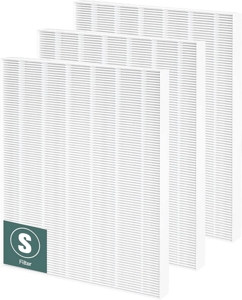 Funmit 3 Pack C545 True HEPA Replacement Filter S Compatible with Winix C545, B151, P150, 9300 Air Purifier Replacement for Winix S Filter Part 1712-0096-00 and 2522-0058-00 by - Image 1