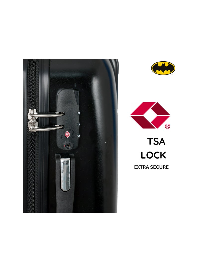 وارنر بروس وارنر بروذرز باتمان حقيبة سفر بعجلات 61 سم - أسود - Image 5