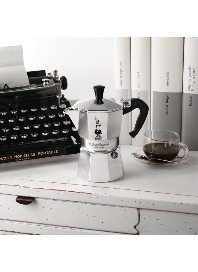 BIALeTTI Bialetti - Moka Express: Iconic Stovetop Espresso Maker, Makes Real Italian Coffee, Moka Pot 9 Cups (14 Oz - 420 Ml), Aluminium, Silver  - Image 1