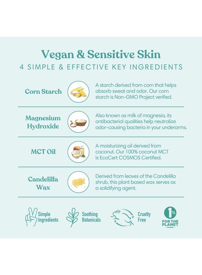 HUMBLE SIMPLE AND TRUE. HUMBLE BRANDS Aluminum-Free Deodorant, Vegan and Cruelty- free, Formulated for Sensitive Skin, Moroccan Rose, 2.5 Ounce (Pack of 1) - Image 5