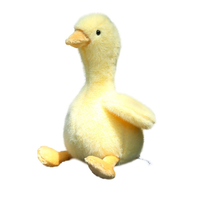 Fluffy Yellow Duck Plush Toy Keychain Backpack Pendant Birthday Gift - Image 4