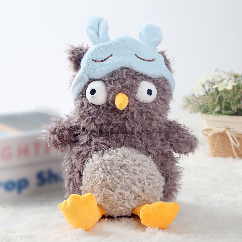 Fluffy Yellow Duck Plush Toy Keychain Backpack Pendant Birthday Gift - Image 2