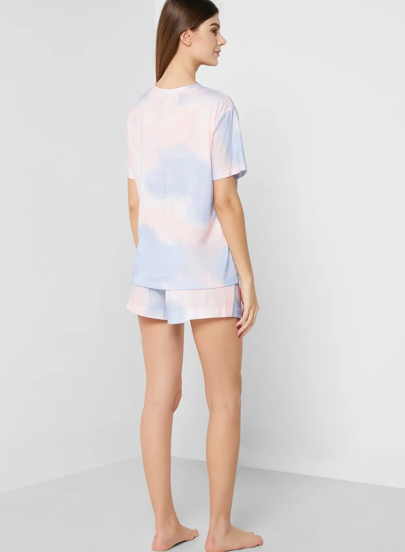 Ginger Tie Dye Pyjamas Set