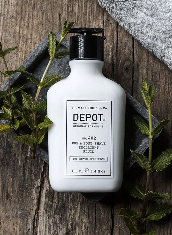 Depot سائل مرطب مهدئ قبل وبعد الحلاقة - يحضر البشرة لحلاقة سلسة ويهدئ تهيج ما بعد الحلاقة (100 مل) - Image 2