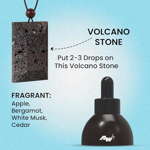 Aliens World Primum Car Perfume With Volcano Stone Air Freshener (QARA VOLCANIC STONE) - Image 3