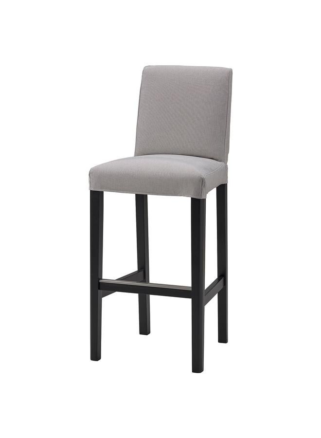 Zaboon Cover For Bar Stool With Backrest, Orrsta Light Grey - Image 1