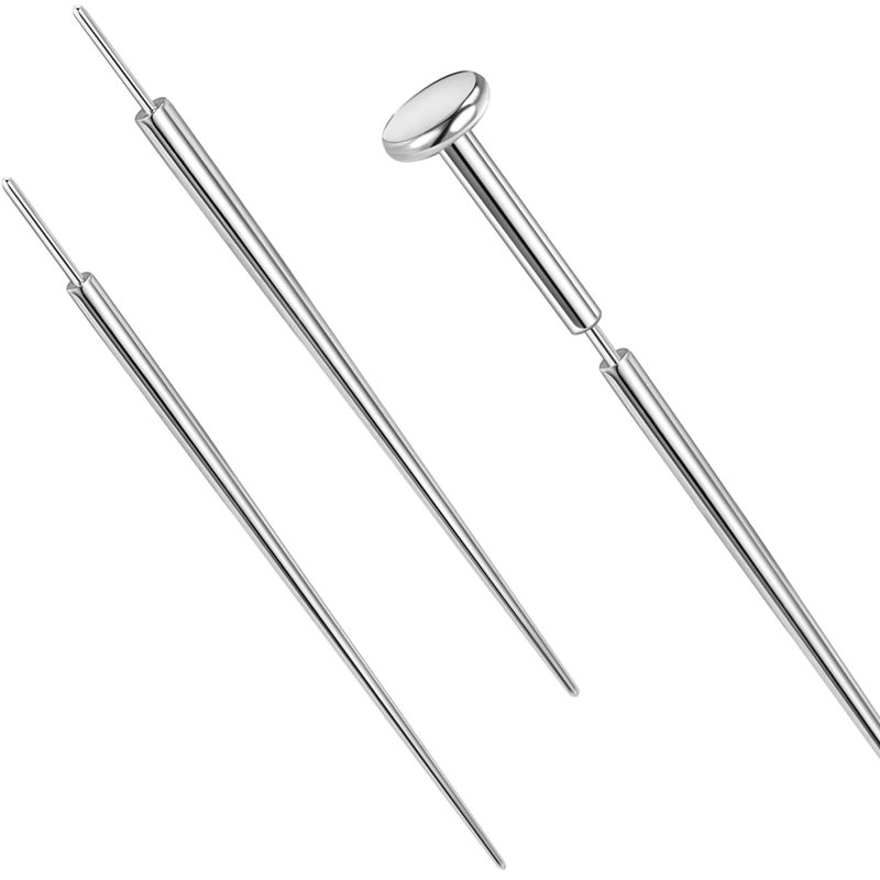 Punktracker 14G/16G/18G/20G Astm F136 Titanium Piercing Kit Taper Insertion Pin For Threadless Push In Tragus Helix Lip Nose Helix Piercing Jewelry Cartilage Earrings Labret Studs Nose Stud Stretcher - Image 1