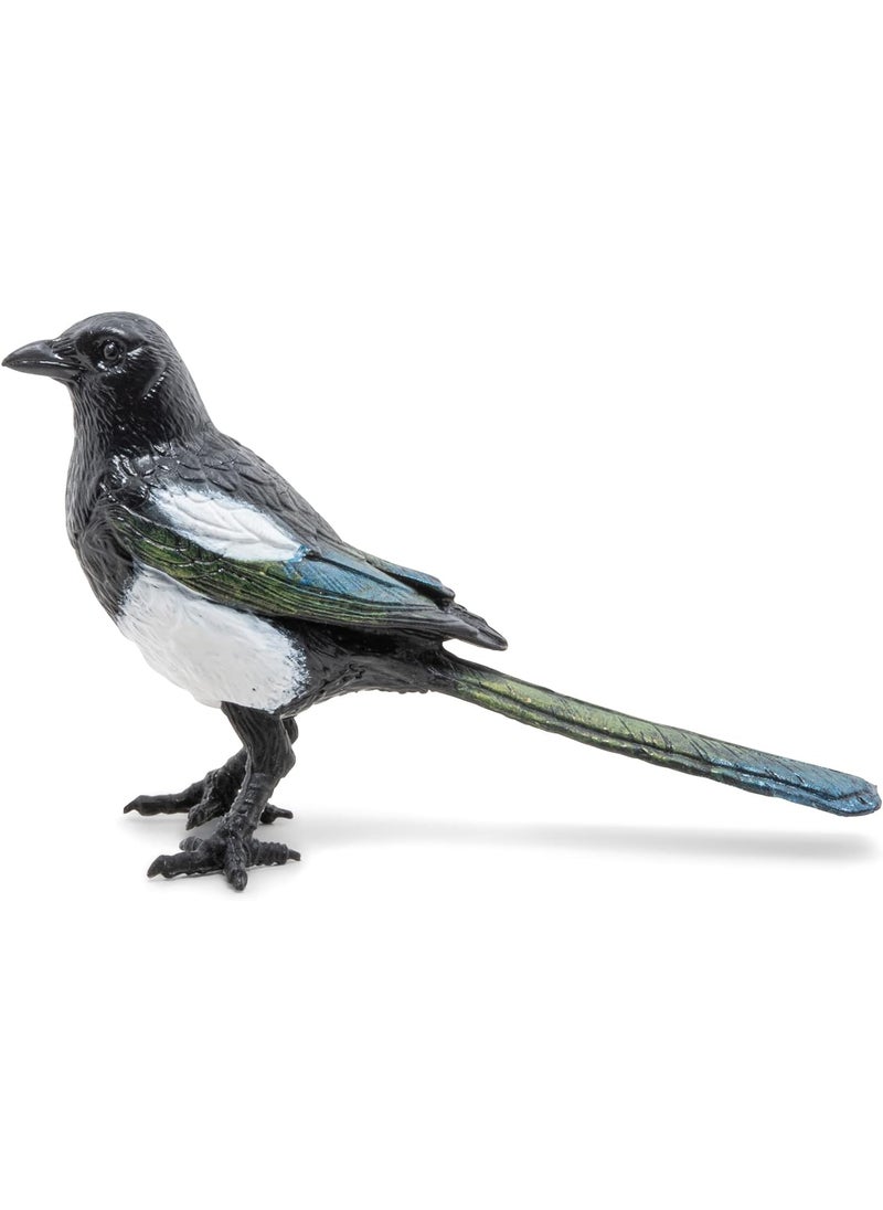 Papo Papo  Realistic Magpie Figurine  from 3 Years Old  Discovering The Animal World  Realistic Figurine  Educational Toy  Hand Painted  Collection  Decoration  Childrens Gift  - Image 1