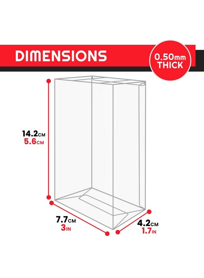 EVORETRO Display Case Storage Protector for Pokemon Japanese Booster Box Small - 5-Pack 0.5MM Thick Plastic Display Case for Collectible Gaming Card Storage and Organization. Elevate Your Collection. - Image 4