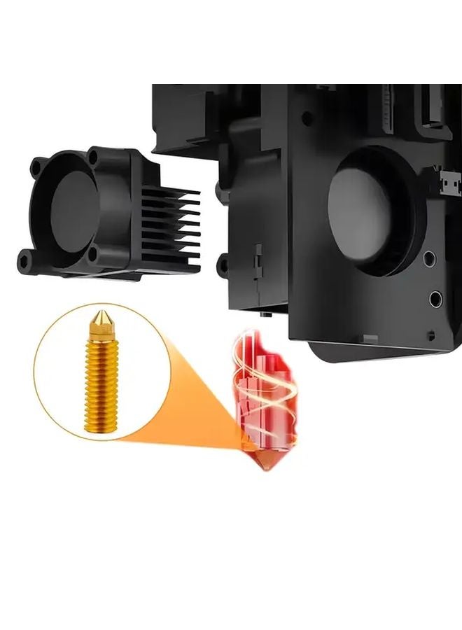 فوهة بركانية من الفولاذ المقوى مقاس 0.8 مم لطابعة الأجزاء ثلاثية الأبعاد Artillery Sidewinder X4 X3 Plus Pro Hotend - Image 5