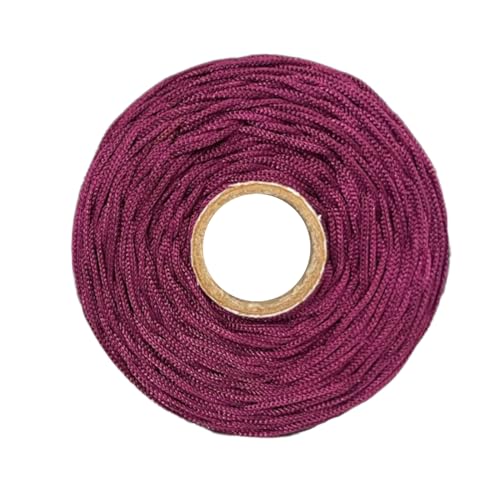 Crochela 1 MM Nylon Macrame Cord/Thread/Dori (Purse Thread) for Jewellery Making, Bags and Many Other DIY Crafts (Weight : 200 Grams | Length : 400 Meters) (Purple) - Image 2