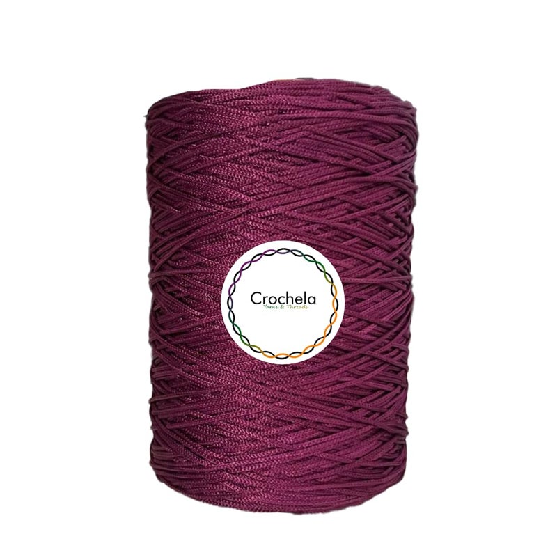 Crochela 1 MM Nylon Macrame Cord/Thread/Dori (Purse Thread) for Jewellery Making, Bags and Many Other DIY Crafts (Weight : 200 Grams | Length : 400 Meters) (Purple) - Image 5