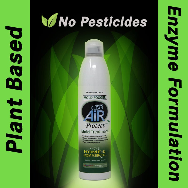 DWD2 Protect™ Home & Commercial Mold-Treatment Plant-Based Mold-Odor Remover Fogger Treatment - eco-friendly solution for a safer and healthier living and working space. (14 oz) - Image 2