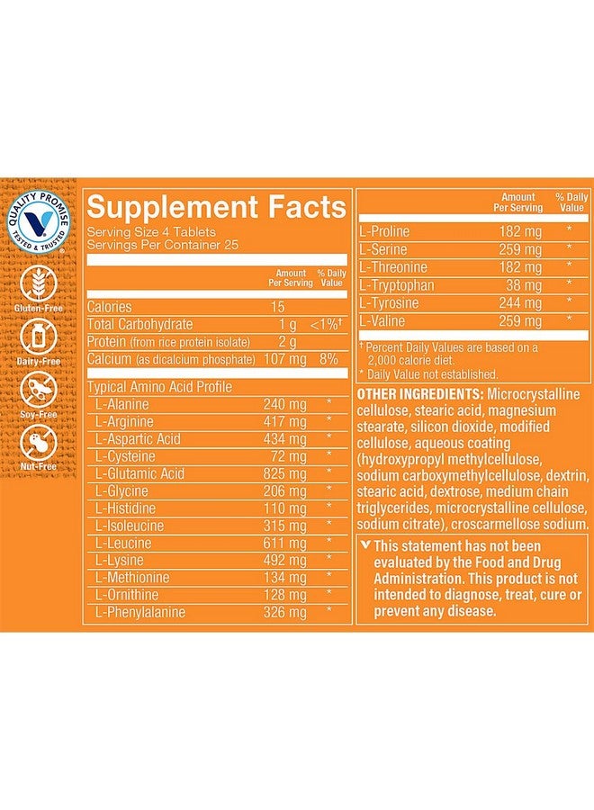 The Vitamin Shoppe Amino Complex 100 Tablets by The Vitamin Shoppe - Image 3