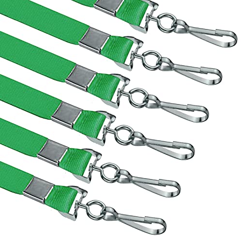 Korty Green Lanyards Bulk 50 packs Lanyards for ID Badges,Lanyards with Swivel Hook Clips for Name Tag Lanyard ID Holder - Image 2