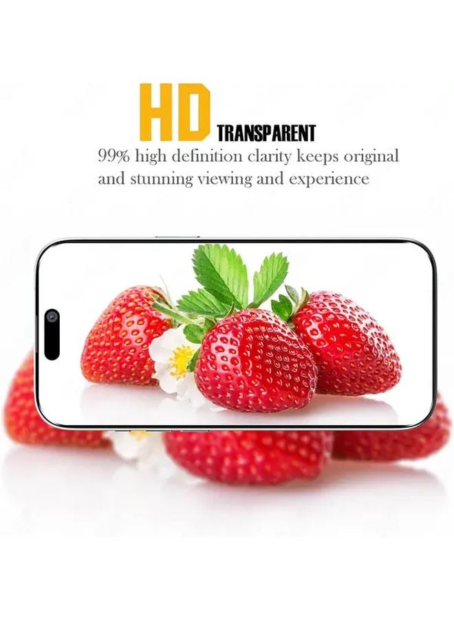 4Pcs HD Tempered Glass Screen Protector For iPhone 15 Anti Scratch Bubble Free - Image 2