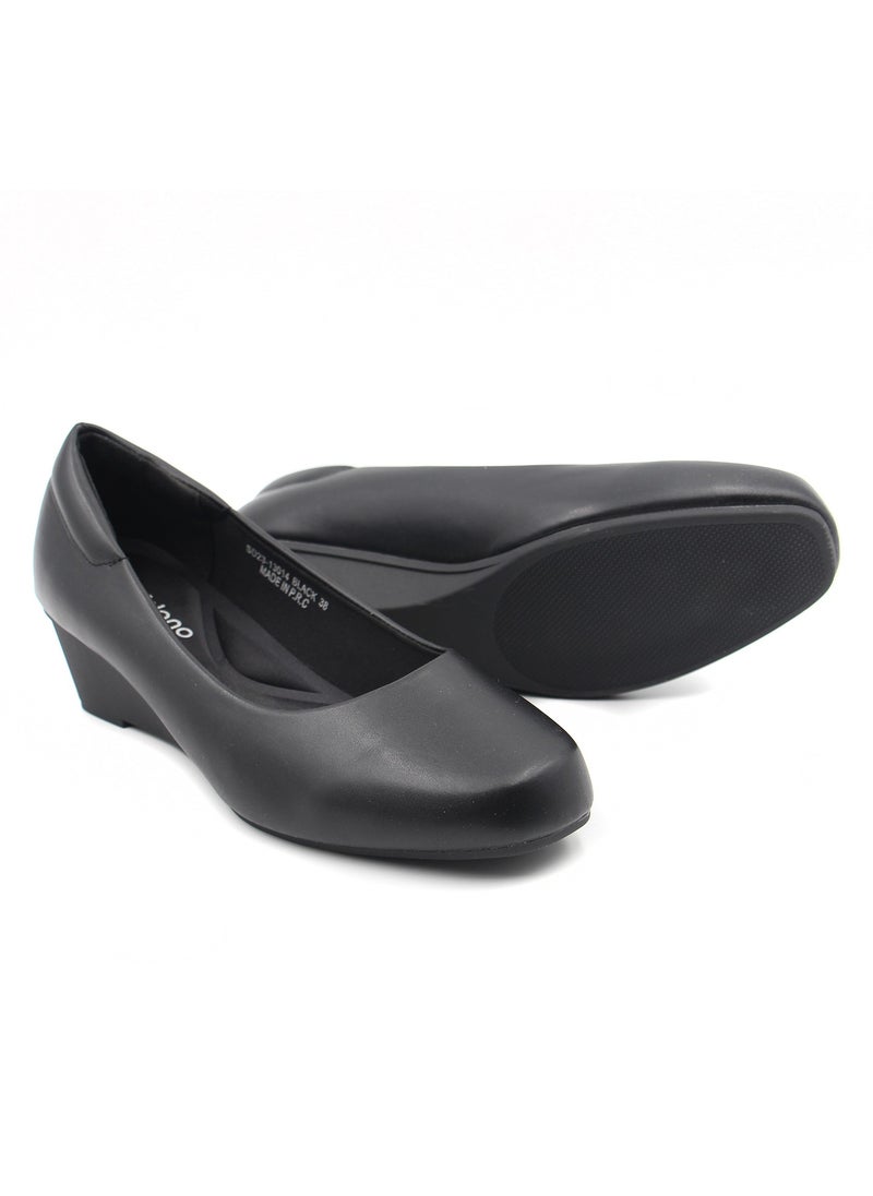 SD.Felano - Women's Low Heels Pumps Office Shoes, Pointed Toe, Comfortable, Casual Slip-On Heels for Girls and Ladies - Image 1