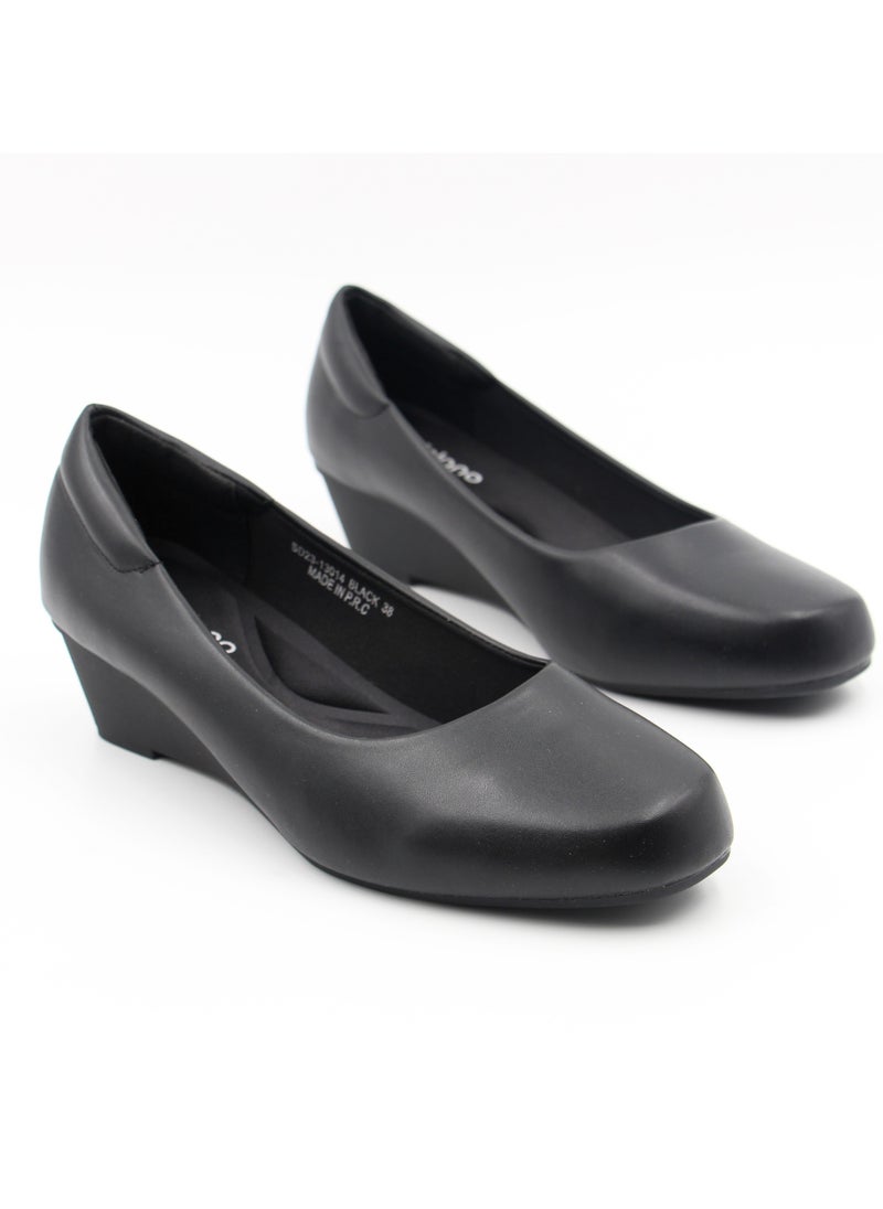 SD.Felano - Women's Low Heels Pumps Office Shoes, Pointed Toe, Comfortable, Casual Slip-On Heels for Girls and Ladies - Image 1
