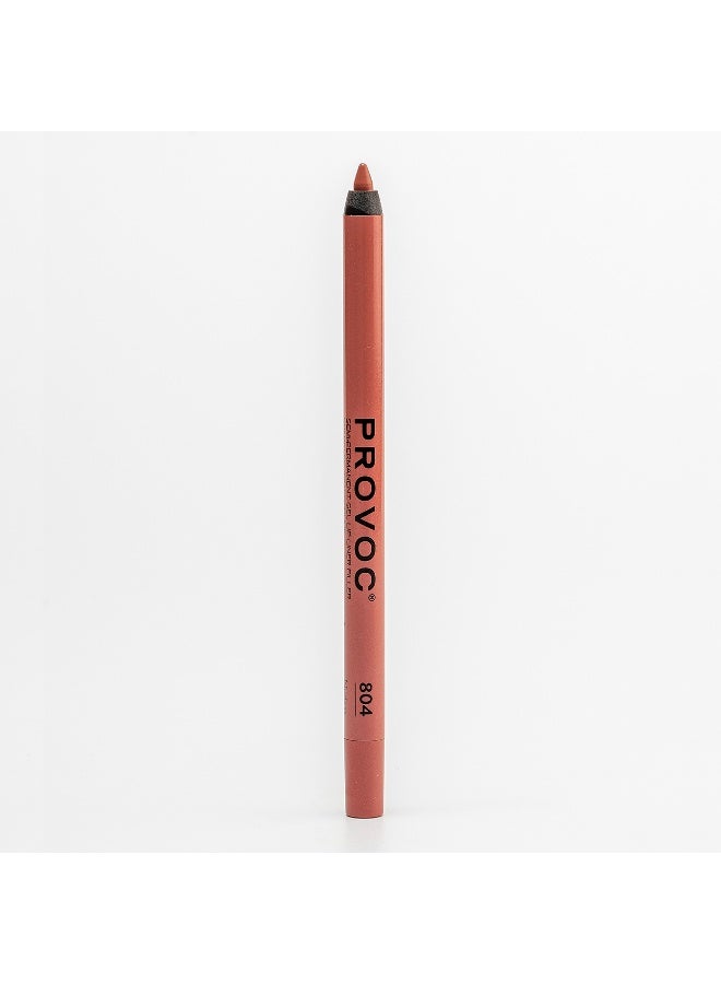 PROVOC SEMI-PERMANENT Gel Lip Liner Filler WP SPARKLES 804 Nudess - Image 3