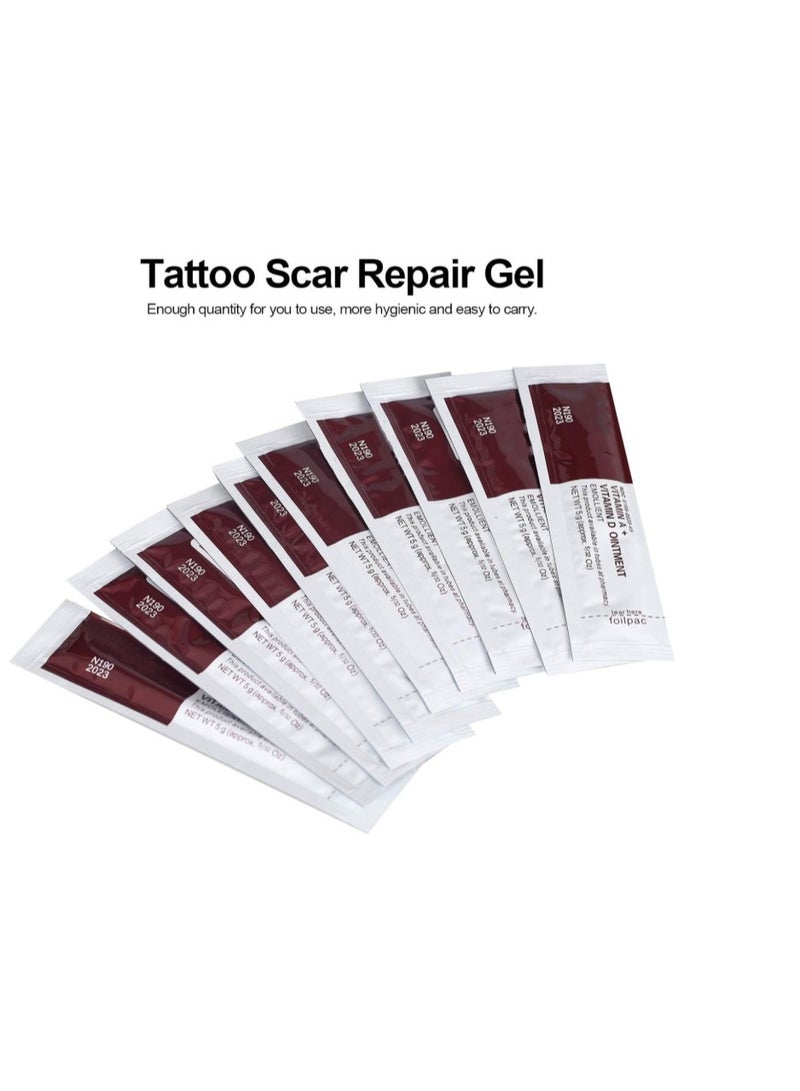 Tattoo Scar Repair & Microblading Aftercare Gel, Vitamin A & D – 6 pcs - Image 4
