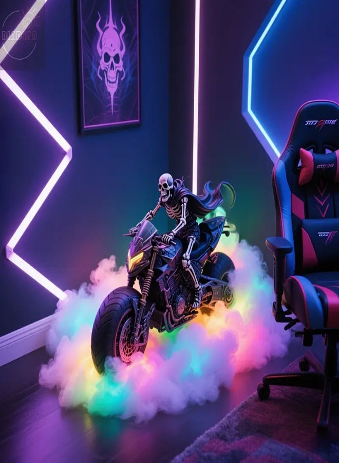 AROAQ RGBIC Cloud Lamp Kit with Music Sync – 200CM (78.74-Inch) DIY Thunder Cloud LED Light, USB Powered, Remote Controlled, Multicolor & Warm White Lighting, Infrared Sensor, for Gaming Room, Bedroom, Wall Mount or Freestanding - Image 5