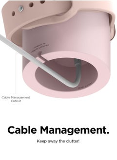 Elago W2 Stand for Apple Watch Charger Stand compatible with Apple Watch Ultra, Series 8/SE2/7/6/SE/5/4/3/2/1 (49mm,45mm,44mm,42mm,41mm,40mm,38mm) - Lovely Pink  - Image 4