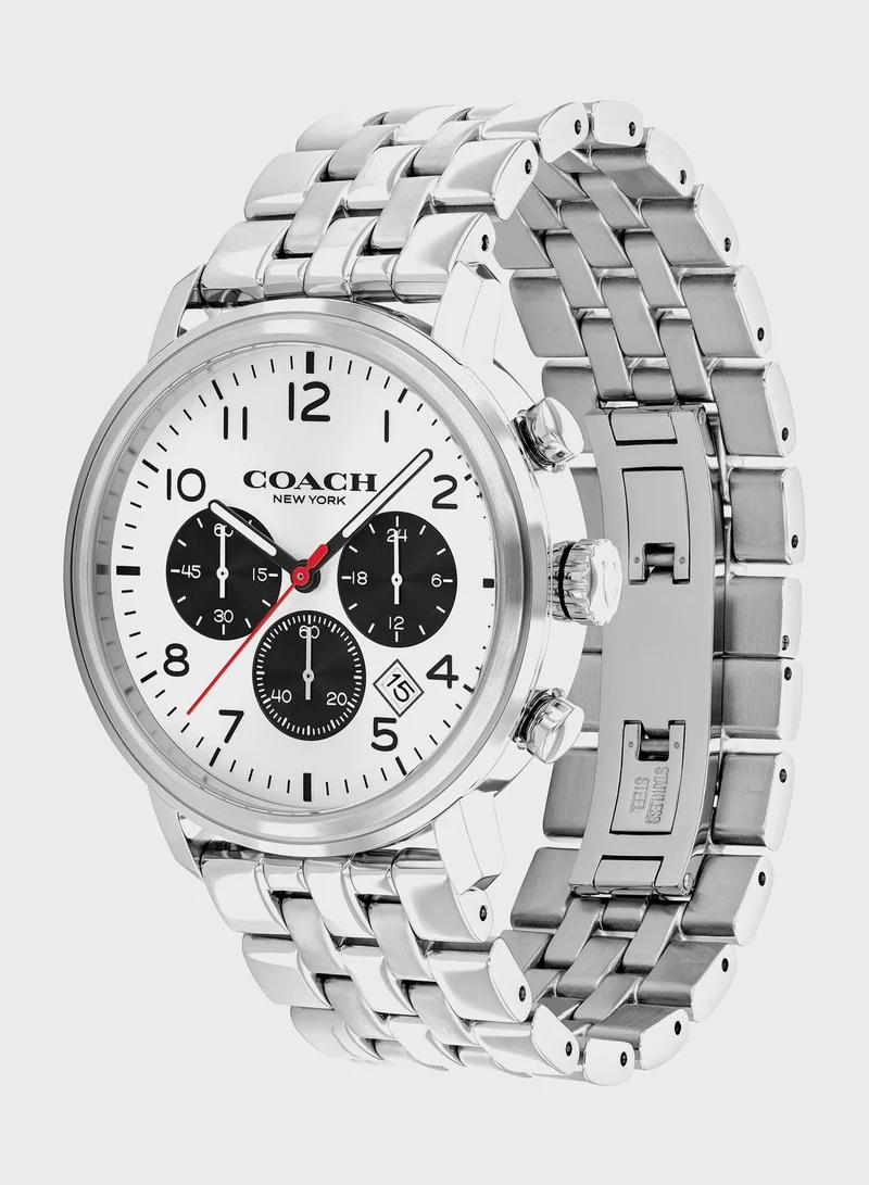 COACH Stainless Steel Chronograph Watch