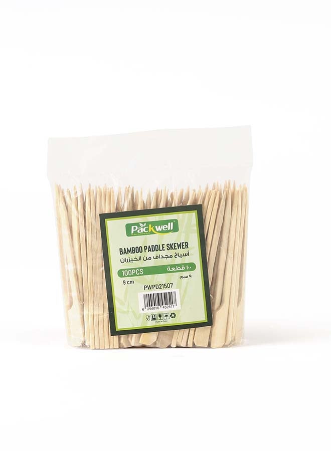packwell أسياخ خشبية من باكويل 9 سم 100 قطعة - Image 1