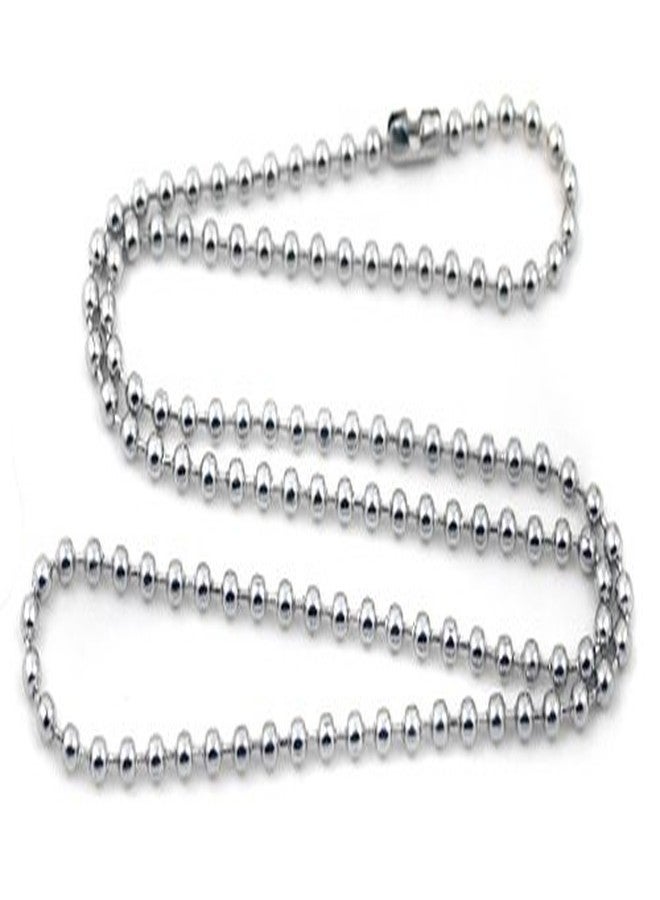 DragonWeave Medium 3mm Sterling Ball Chain Necklace 20 inches