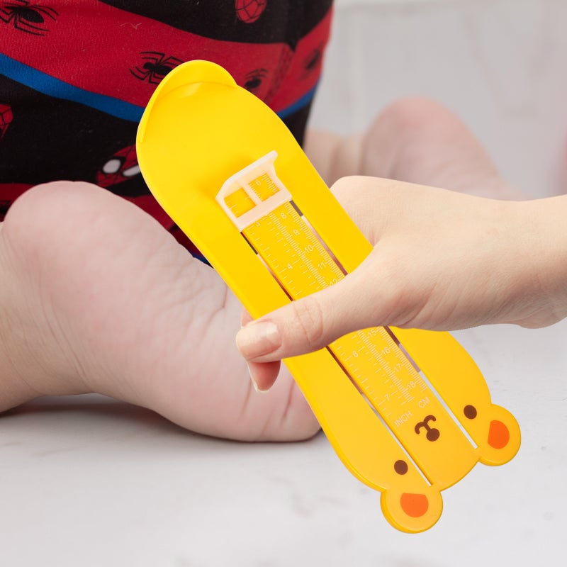 🧸 جهاز قياس مقاس القدم محمول وسهل الاستخدام لقياس دقيق لمقاسات الأحذية - Image 3