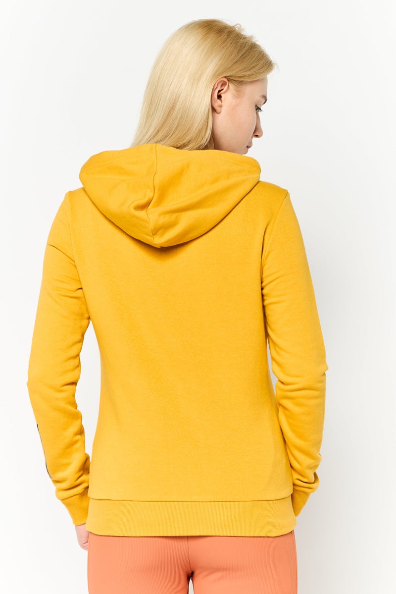 PUMA Women Regular Fit Long Sleeves Outdoor Sweatshirt, Mustaed - Image 4