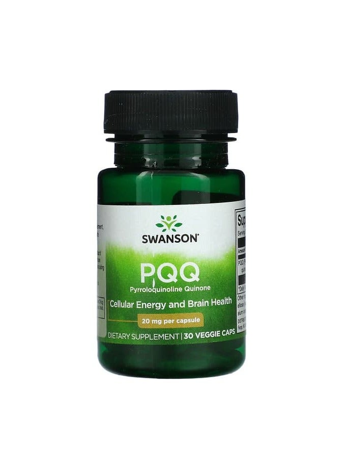 SWANSON PQQ, 20 mg, 30 Veggie Caps 