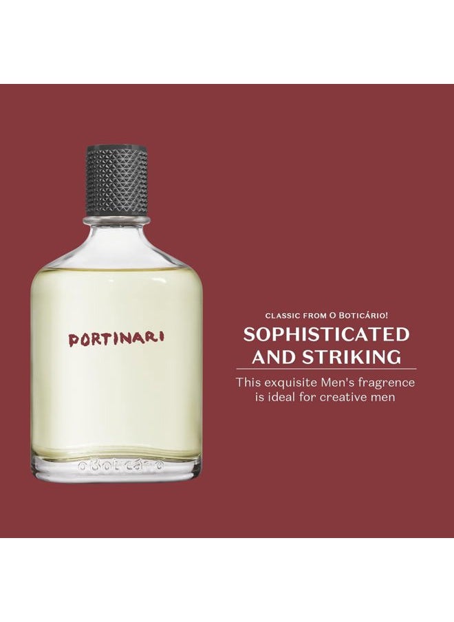 Portinari - Eau de Toilette by O Boticario | Long Lasting Perfumes for Men | Fresh Citrus & Spice Men's Fragrance (3.38 fl oz) - Image 1