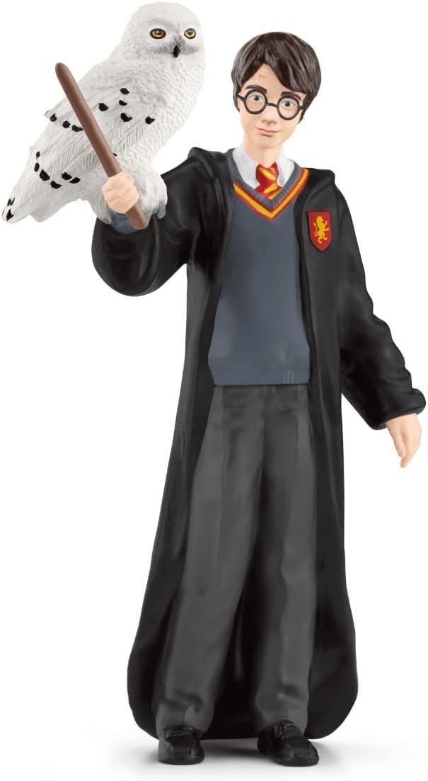 Schleich Harry Potter 2 PC Harry Potter Set with Snow Owl Toy Wizarding World Collectible Figures for Kids and Adults Toys for Ages 6 42633 - Image 2