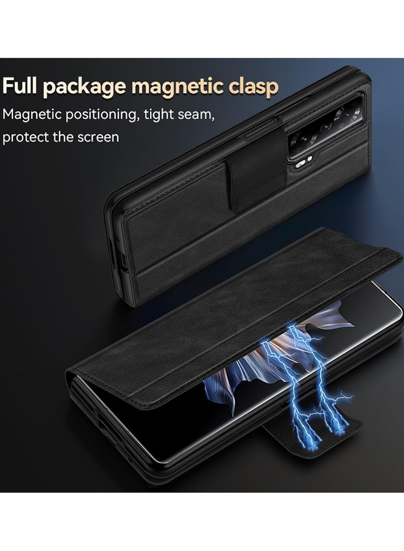 حافظة متوافقة مع هونر ماجيك V2، حافظة فوليو قابلة للطي مع دعامة مدمجة، حافظة ماجيك V2 مصنوعة من جلد PU الممتاز المقاوم للصدمات لحماية هونر ماجيك V2 للنساء والرجال - Image 4