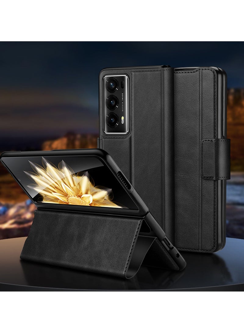 حافظة متوافقة مع هونر ماجيك V2، حافظة فوليو قابلة للطي مع دعامة مدمجة، حافظة ماجيك V2 مصنوعة من جلد PU الممتاز المقاوم للصدمات لحماية هونر ماجيك V2 للنساء والرجال - Image 1