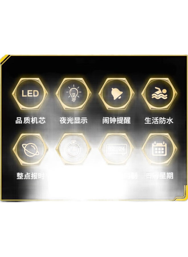 MAX-G Watch For Men, Luminous Waterproof Sports Trendy Digital Watch, Birthday Gift For Male Students And Boyfriends - Image 2