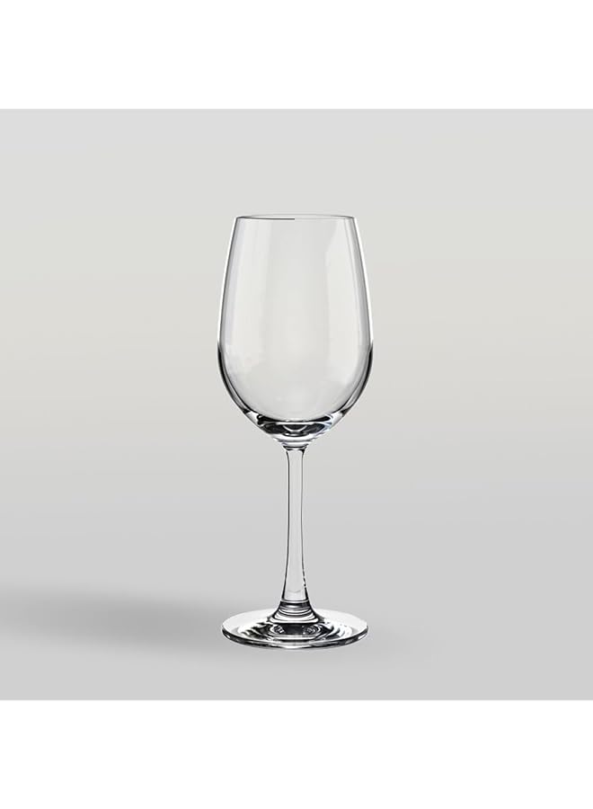Madison Wine Glass, Set Of 6, Clear, 350 Ml, 015W12, Cabernet Sauvignon Glass, Bordeaux Glass, White Wine Glass, Stemmed Wine Glass, Wine Sipper
