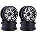 DJX 4PCS 29 Beadlock Wheel Rim Set for 16 RC Crawler Car Axial SCX6 JLU Wrangler Black - Image 2