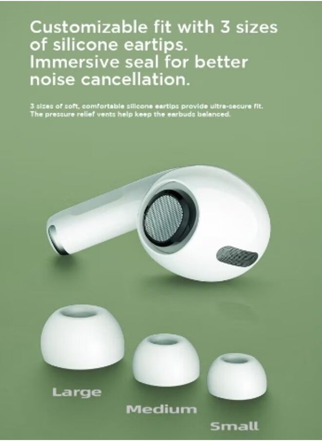 JR - TWS Wireless In-Ear Earbuds With Charging Case White - Image 1