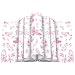 Feifeiya 500 Pcs Floral Wax Paper Sheet for Food Chinoiserie Bird Deli Paper Waterproof Sandwich Wrapping Greaseproof Food Basket Liners for Picnic Party Kitchen Supply 98 x 87inch FloralPink - Image 2