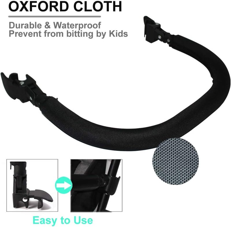 ROMIRUS Bumper Bar,Armrest,Handle,Crossbar for Babyzen YOYO YOYO+ Baby Stroller (Oxford Cloth) - Image 2